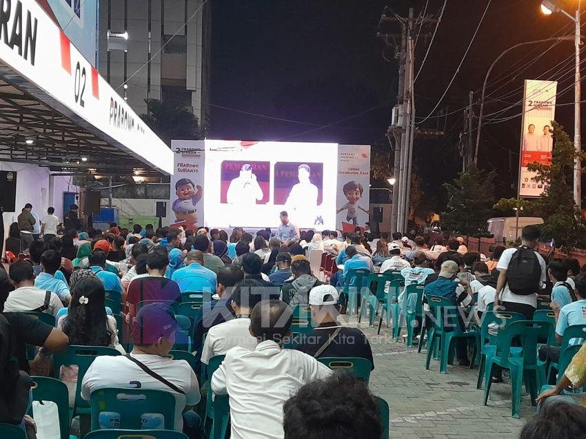 TKD Prabowo-Gibran Sumut Gelar Nobar Debat Capres-Cawapres Keempat