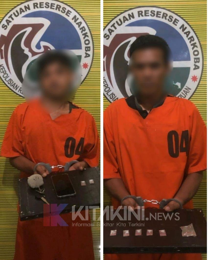 Dua Pelaku Narkoba Diamankan Petugas Selang Waktu Satu Jam
