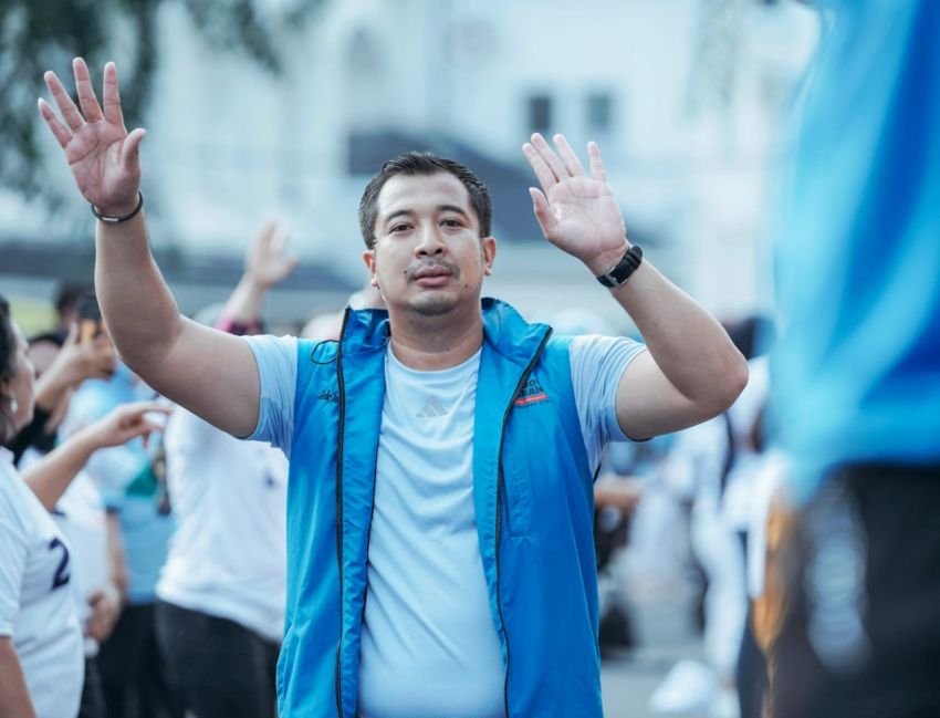 Senam Gemoy TKD Sumut Disambut Meriah Ribuan Warga