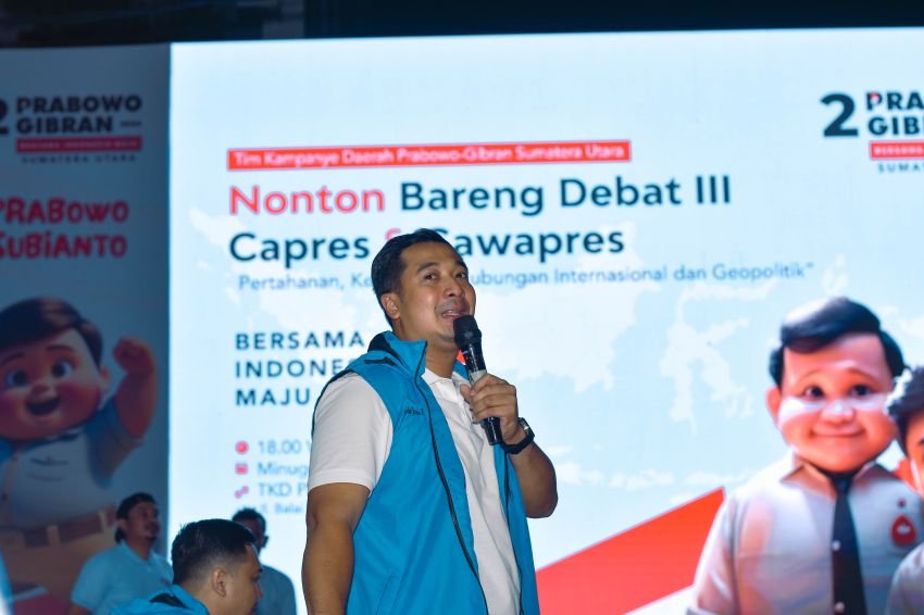 Sisa 35 Hari Jelang Pilpres, TKD Sumut Fokus Jaga Elektabilitas Prabowo-Gibran