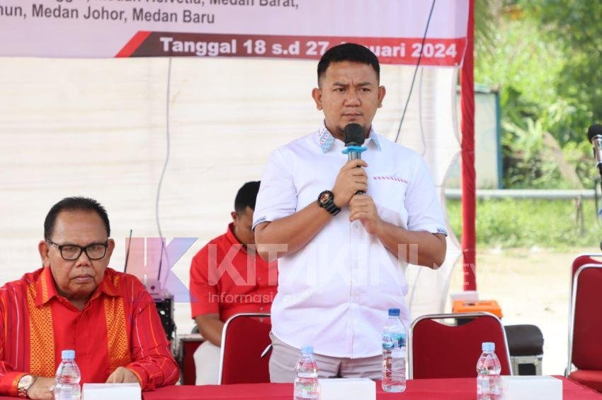 Baskami Ajak KPU Medan Sosialisasi Pemilu di Kegiatan Reses Bersama Warga