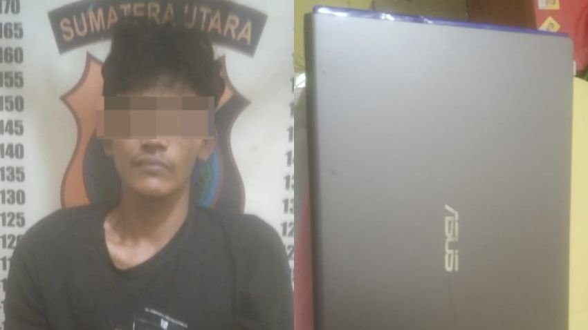 Polsek Siantar Martoba Tangkap Perlaku Pencurian Laptop dari Jalan Teratai