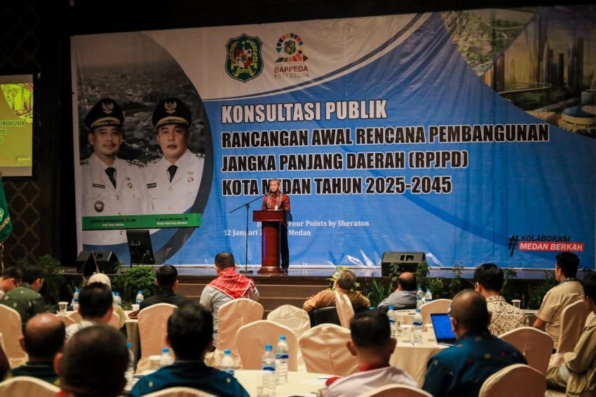 Cari Masukan Penyusunan RPJPD Kota Medan, Bappeda Gelar Konsultasi Publik