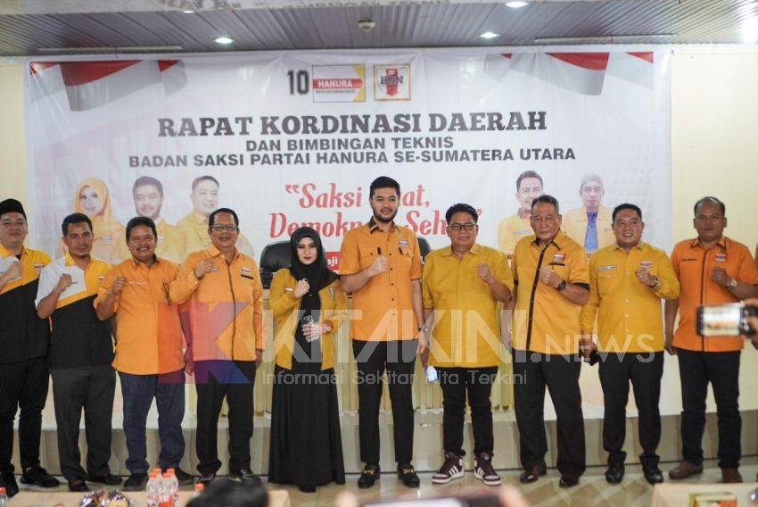 Perkuat Perjuangan di Pemilu, Hanura Sumut Gelar Rakorda dan Bimtek Badan Saksi