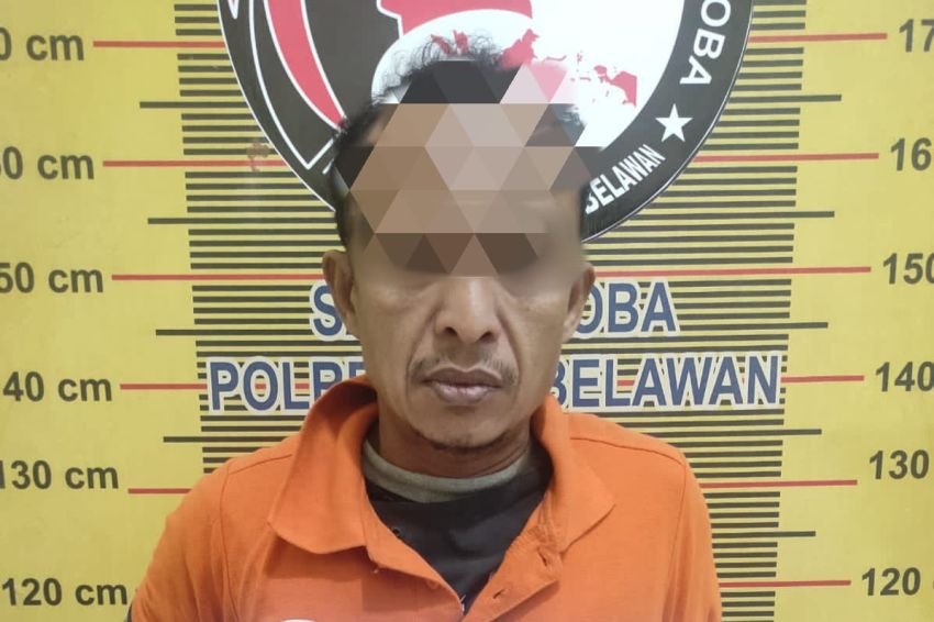 Polres Pelabuhan Belawan Tangkap Seorang Pengedar Narkoba di Paya Pasir