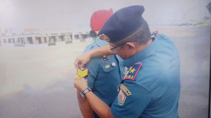 Danlantamal I Sematkan Kenaikan Pangkat Atas Prestasi Prajurit Tangkap Peredaran Sabu 36 Kg