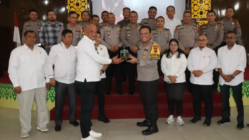 Komisi I DPRD Medan Kunjungi Mapolres Pelabuhan Belawan