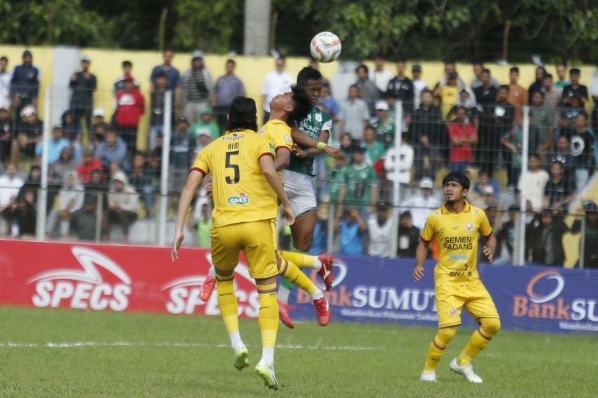 Imbang 1-1, PSMS Gagal Mempertahankan Kemenangan Atas Semen Padang Pasca 2 Pemain Dikartu Merah