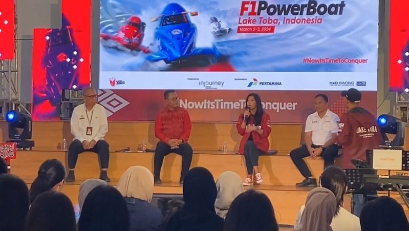 Tiket F1 Powerboat Danau Toba 70 Persen Terjual, dari Target Rp500 Miliar
