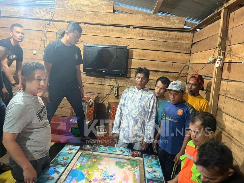 Polisi Amankan Empat Pemain Judi Tembak Ikan di Belawan