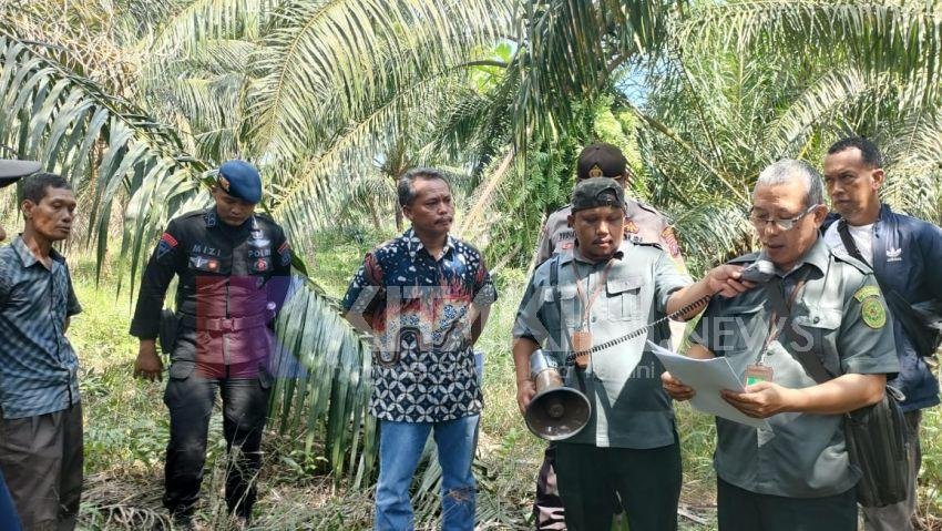 PN Stabat Eksekusi 9 Objek Lahan Untuk Proyek Tol di  Gebang