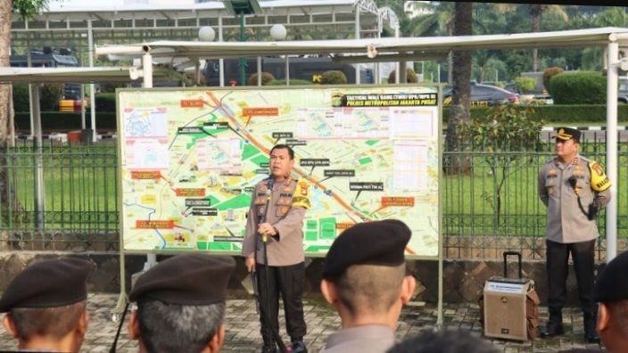 Antisipasi Demonstrasi, Gedung DPR/MPR RI Dijaga 2.590 Personel Gabungan