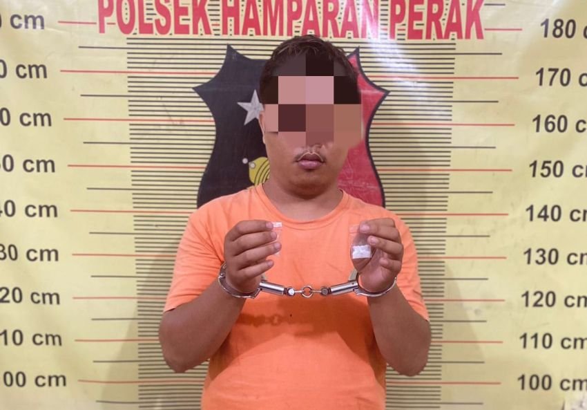 Polisi Tangkap Warga Hamparan Perak Terlibat Narkoba