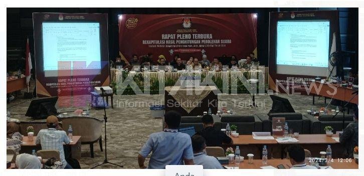 Rekapitulasi Suara di Tingkat Provinsi Sumut Dimulai