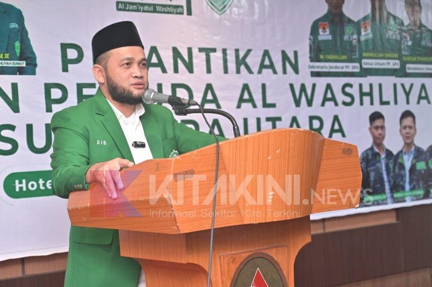 Dedi Iskandar Batubara di Pelantikan PW GPA Sumut : Instrumen Penting Pengawal Al-Washliyah