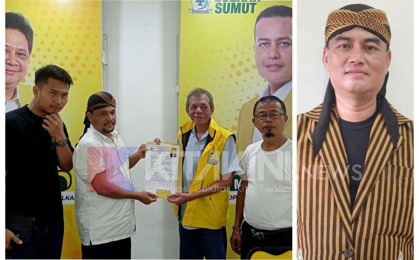 Ketua DPP Pujakesuma Resmi Mendaftar Bacawagub Sumut ke Partai Golkar