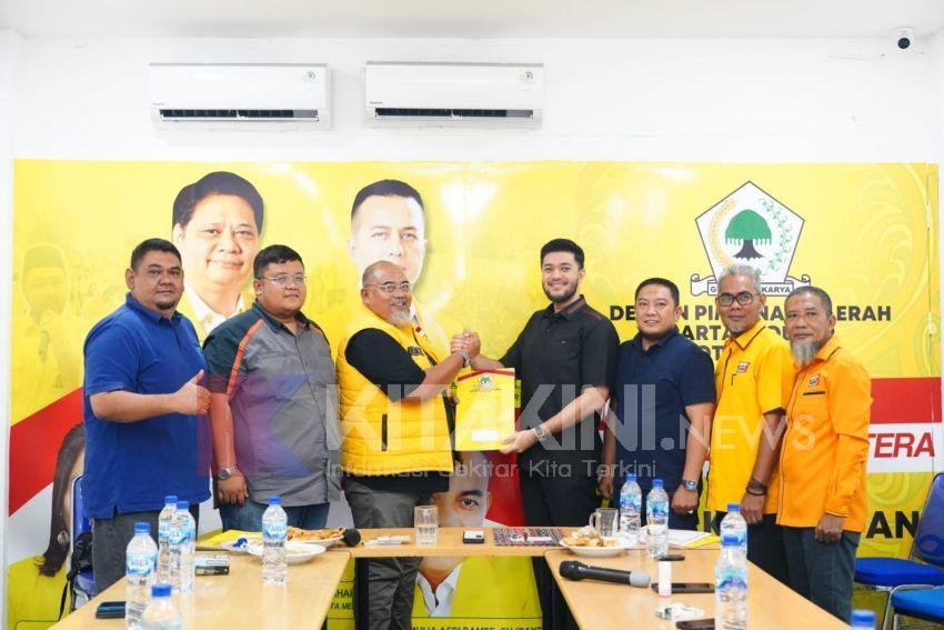 Maju Walikota Medan, El Adrian Shah Daftar ke Golkar