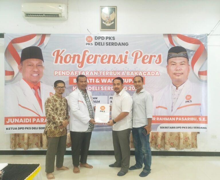 Kembalikan Formulir Pendaftaran Balon Bupati Deli Serdang ke PKS, Ricky Prandana Mengaku Dapat Dukungan Keluarga