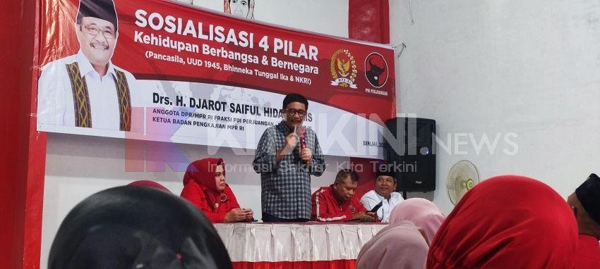 Sosialisasi 4 Pilar, Djarot Sebut Praktek Demokrasi Liberal Saat Ini Mengkhianati Pancasila