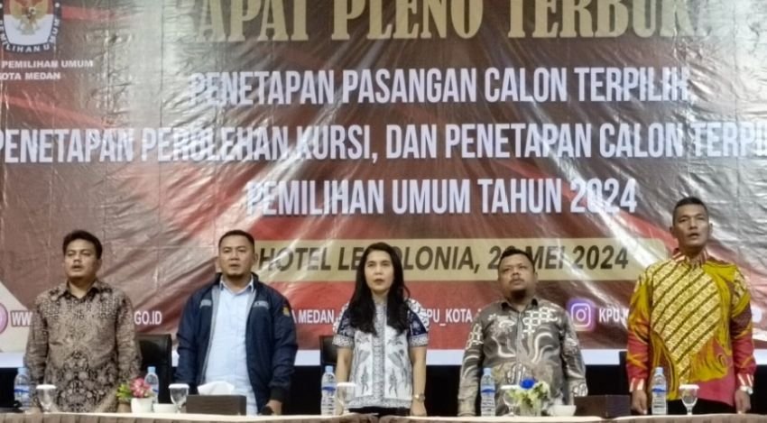 KPU Medan Tetapkan 50 Calon Legislator Medan, Berikut Nama-namanya!