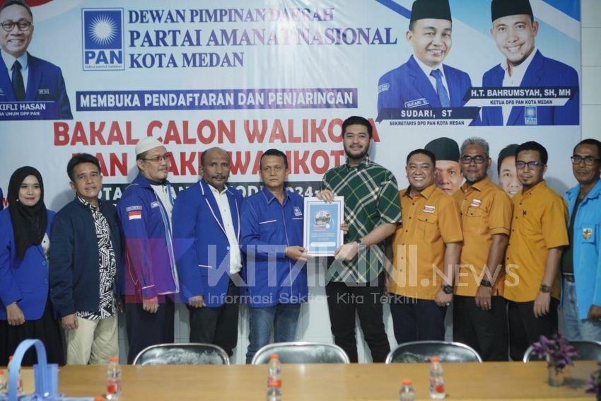 Serius Maju Jadi Walikota Medan, El Adrian Shah Daftar ke PAN