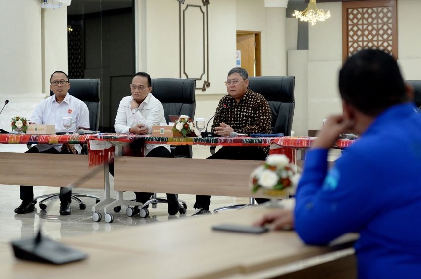PB PON XXI Aceh-Sumut, Kominfo dan KONI Bahas Kesiapan Media Center