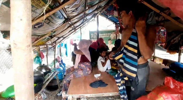 Hidup dalam Keprihatinan, Pengungsi Rohingya Bangun Pemukiman di Pekanbaru