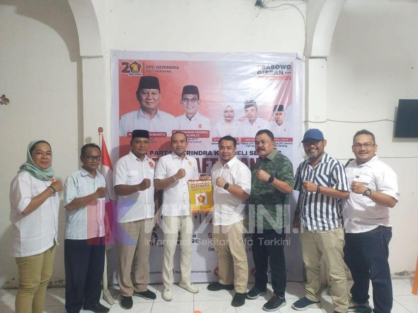 Usung Visi Misi Prabowo-Gibran, Ricky Prandana Nasution Diterima Gerindra Deli Serdang