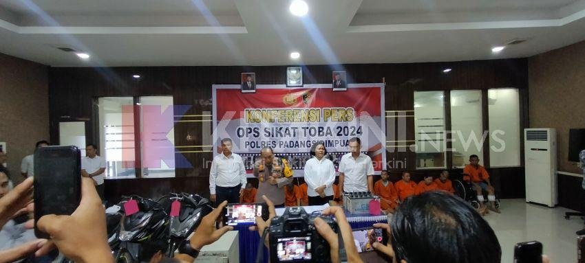 Operasi Sikat Toba, 12 Pelaku Curhat Berhasil Diringkus Tim Walet Polres Padangsidimpuan