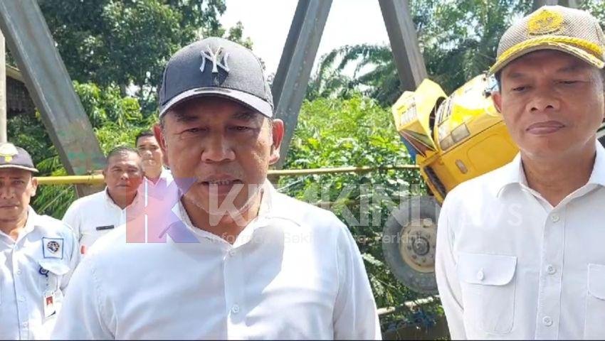 Jembatan Ambrol di Langkat Akan Dibangun Ulang
