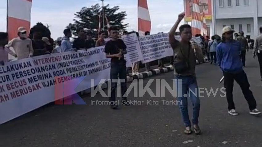 Imbas Dugaan Pencatutan Nama, AMPB Tabagsel Demo KPU Tapsel