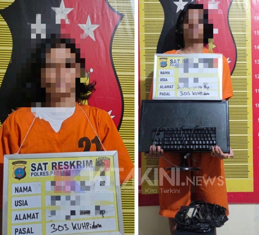 Setelah Pemeriksaan Judi Online ke Personel, Polres Padangsidimpuan Tangkap Dua Pemuda