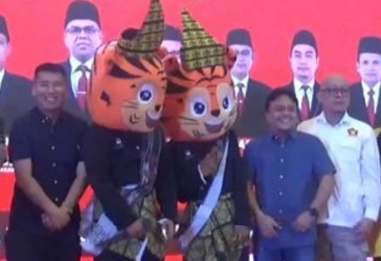 KPU Sumut Luncurkan Maskot Harimau Demokrasi dan Jingle Pilgub