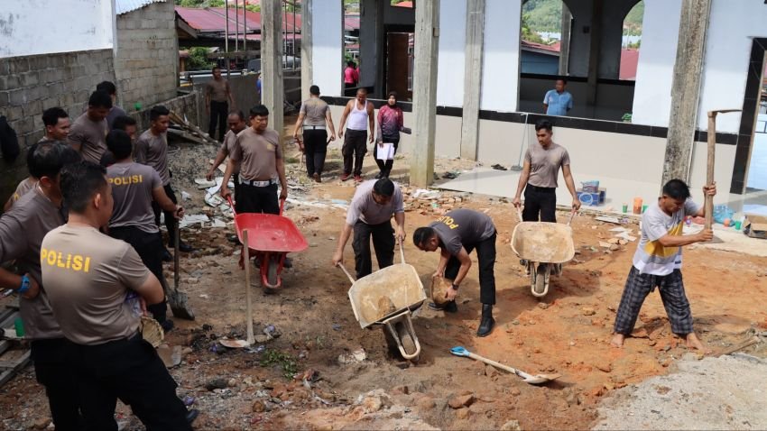 Polres Tapteng Bakti Religi ke Masjid, Sambut HUT Bhayangkara ke-78