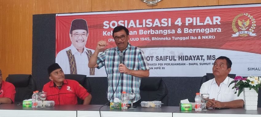 Djarot Gelar 4 Pilar Didaerah Pembuangan Bung Karno di Parapat