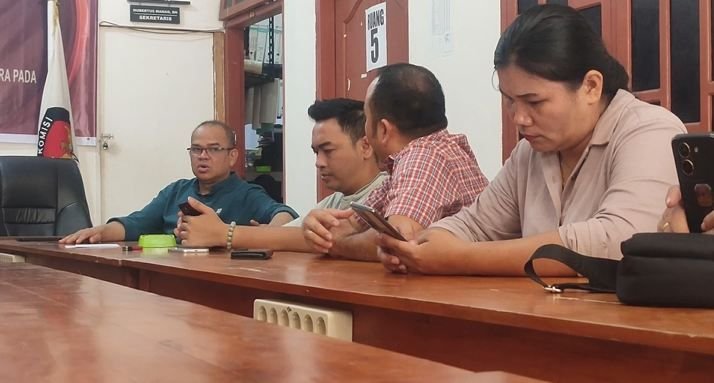 PSU Simuk, Rekapitulasi Tingkat Kecamatan Terkendala Jaringan Internet