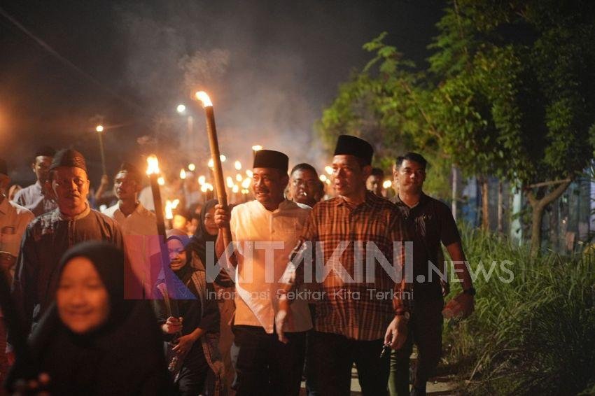 Semarakkan Tahun Baru 1 Muharram 1446 Hijriah, Pemko Binjai Gelar Pawai Obor dan Drum Band