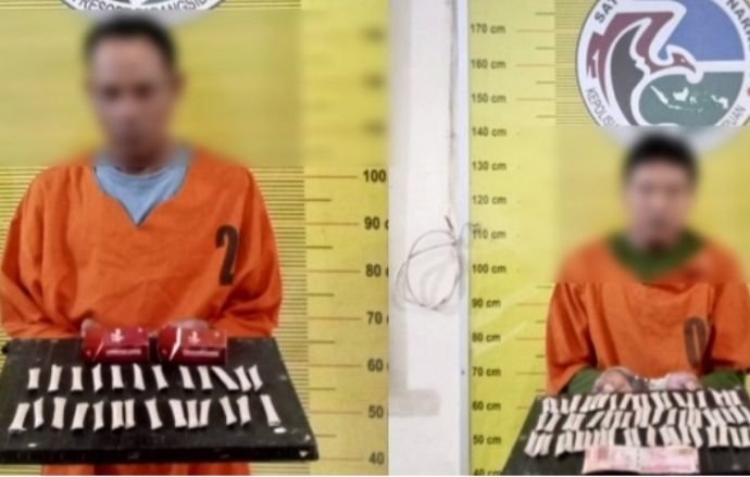 Petugas Meringkus Pengedar dan Pemilik Ganja di Padangsidimpuan Selatan