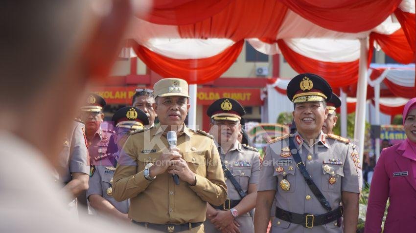 SPN Polda Sumut Gelar Upacara Pembukaan Pendidikan Bintara Polri