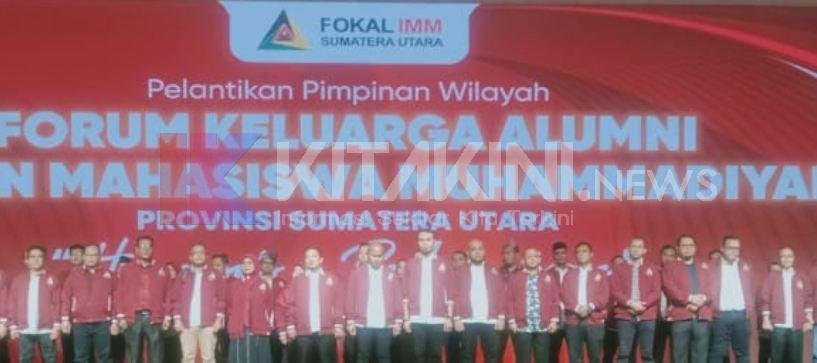 Rahmansyah Sibarani Dilantik Pimpin FOKAL IMM Sumatera Utara 2023-2028