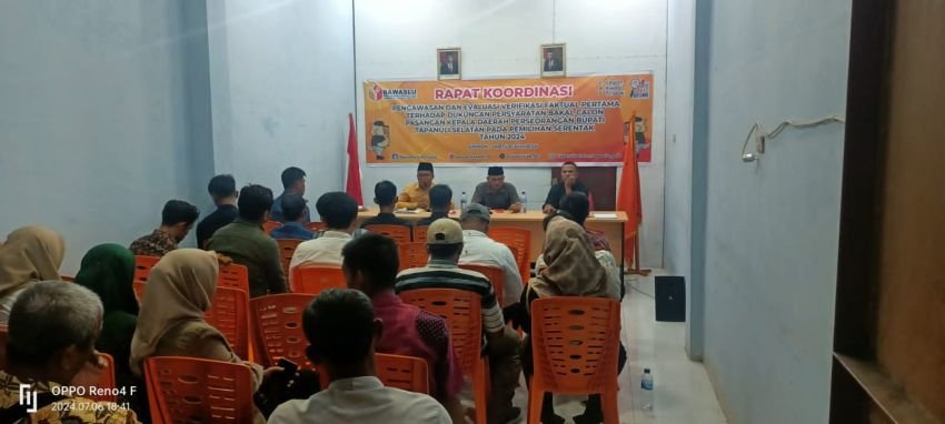 Bawaslu Gelar Rakor Pengawasan dan Evaluasi Verfak Dukungan Calon Perseorangan