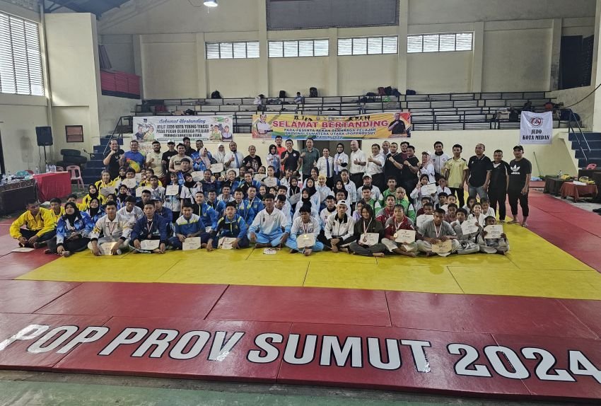 Medan Raih Gelar Juara Umum di Cabang Judo Popprovsu 2024