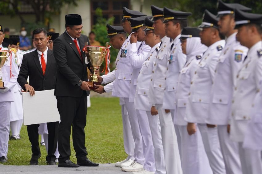 Bobby Nasution Ungkit Pinjaman dan Judi Online di Upacara HUT Kota Medan ke 434