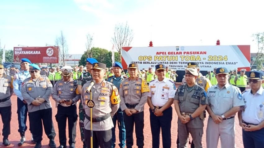 Songsong Pelaksanaan PON, Polda Sumut Gelar Operasi Patuh Toba