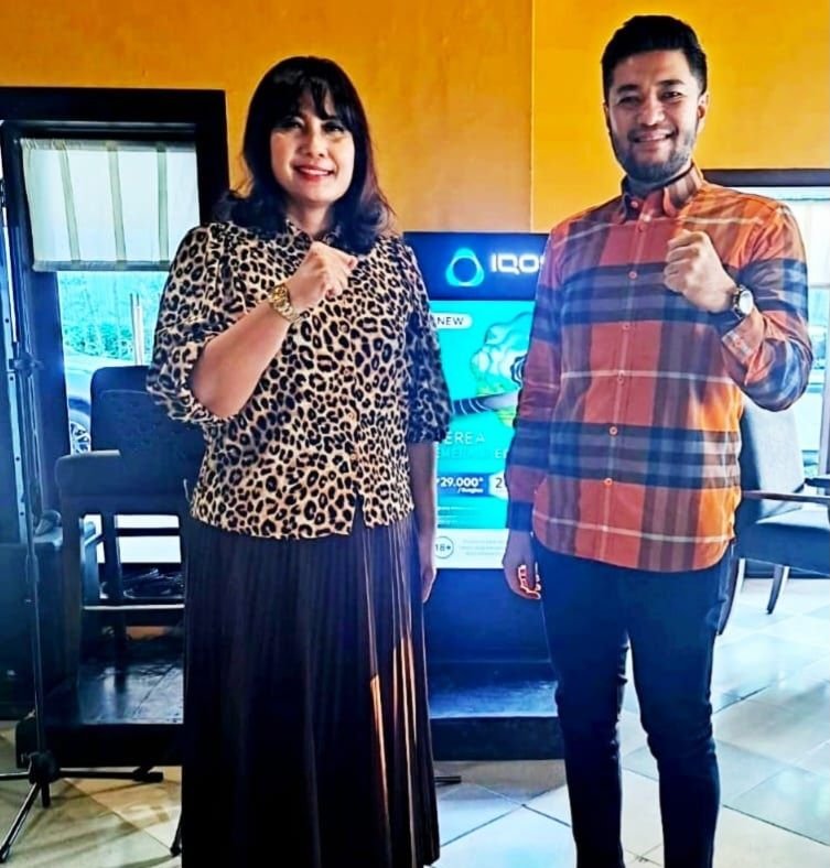 Suryani Paskah Naiborhu Silahturahmi dengan El Adrian Shah Bahas Pilkada Medan