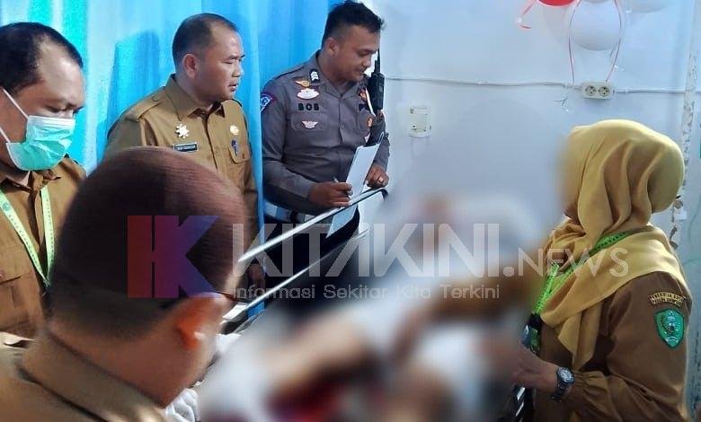 Satlantas Polres Padangsidimpuan Tangani Tabrakan Septor Vs Angkutan Umum di Batunadua