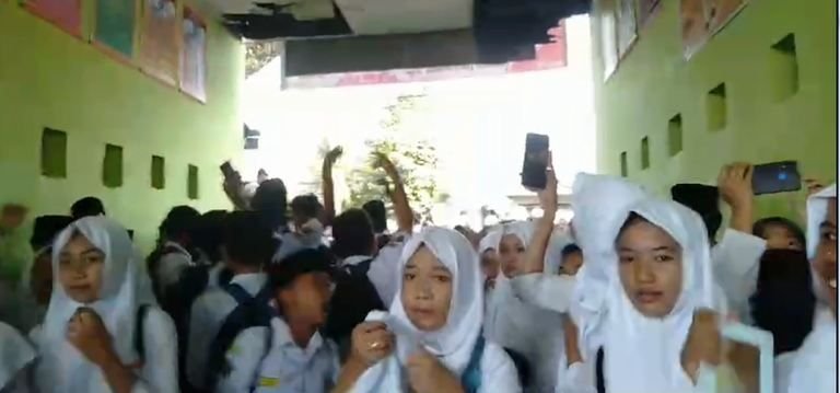 Diduga Menolak Pergantian Kepsek, Ratusan Pelajar Sekolah Panti Asuhan Al Jamiyatul Washliyah Medan Johor Ngamuk