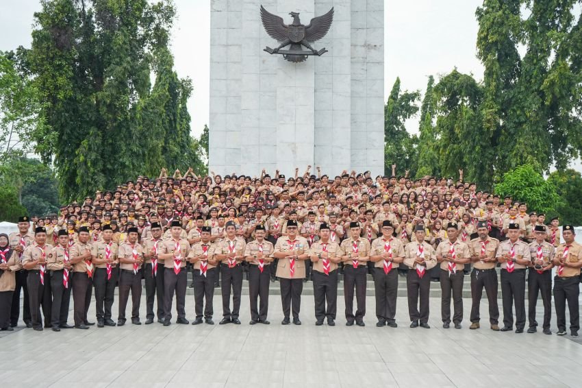 Kwarcab Medan Ziarah dan Tabur Bunga Jelang Hari Pramuka