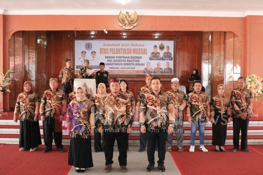 Pelantikan Pujaketarub, Pemko Binjai Ingatkan Pengurus Tetap Jaga Persatuan