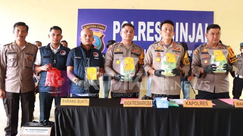 Polres Binjai Ciduk Bandar Narkoba Antar Provinsi Bawa Sabu 3 Kg